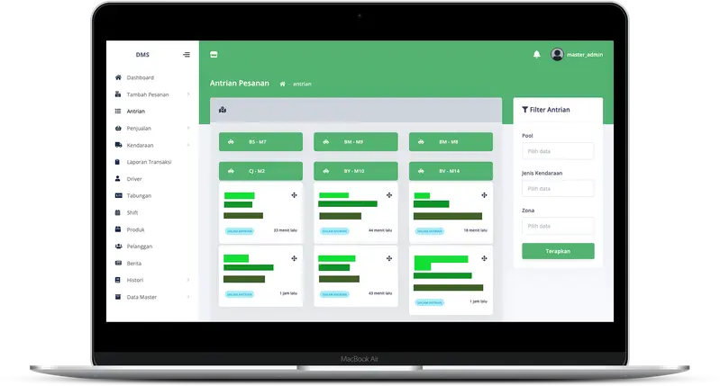Admin Monitoring Page